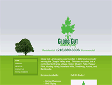 Tablet Screenshot of closecutlandscaping.com